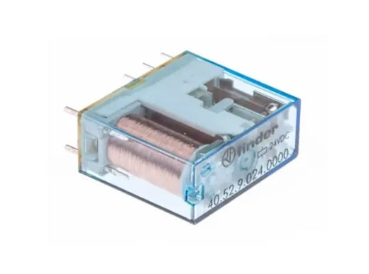 Relay, 24 VDC, DPDT, Socket Mount